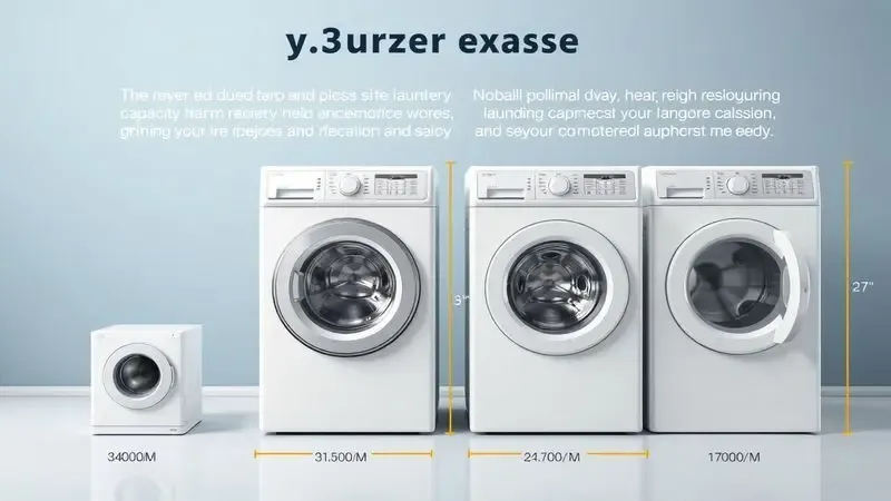 Representação visual da capacidade de uma lava e seca em relação ao volume de roupas