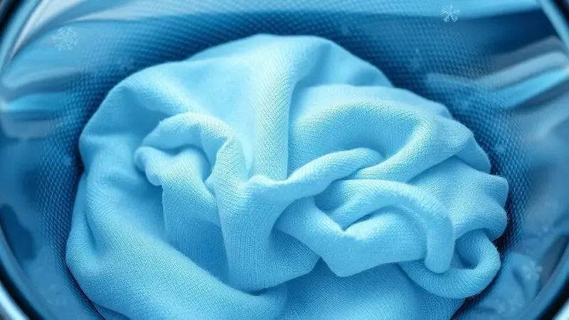 Ilustração artística do conceito de cuidado delicado com tecidos e fibras têxteis