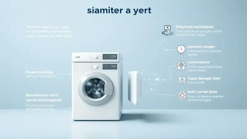 Guia visual ilustrativo sobre o uso correto da máquina lava e seca Midea com técnicas de carregamento