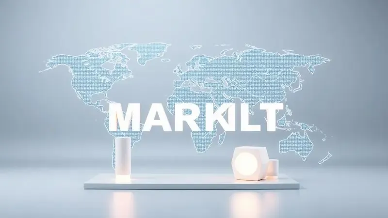 Representação conceitual de marca global de tecnologia com expansão internacional e reconhecimento no mercado