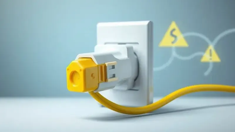 Conceito de segurança elétrica e aterramento para instalação de eletrodomésticos como máquina de lavar.